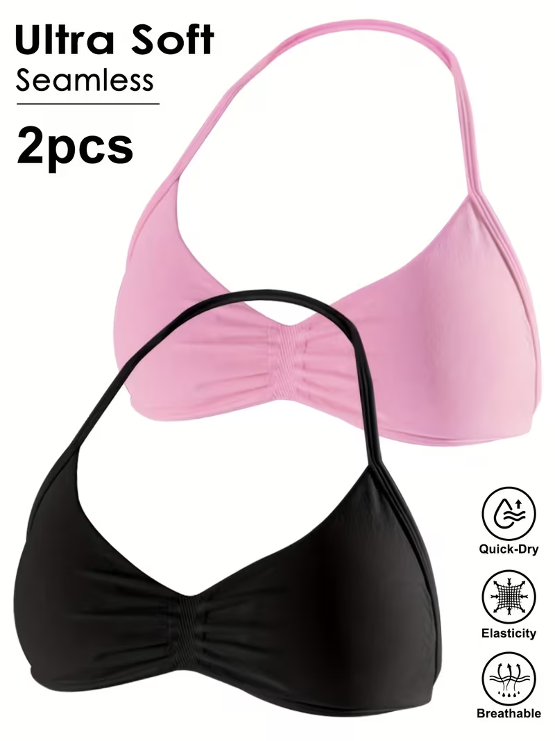 2 pezzi Top corto da palestra  - Underwire Bra Padded recensione e prezzo